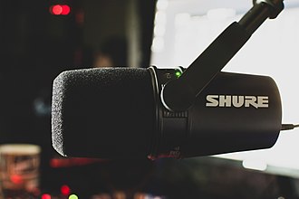 Shure MV7 microphone